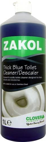 Image of Clover Chemicals 501 Zakol Acidic Toilet Cleaner/Descaler, 1 L, Pack of 12