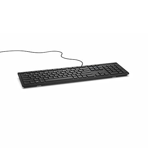 Image of Dell KYBD 105 UK KB216-B LTON KB216, Full-size (100%), USB, 0RX6RM (KB216, Full-size (100%), USB, QWERTY, Black)