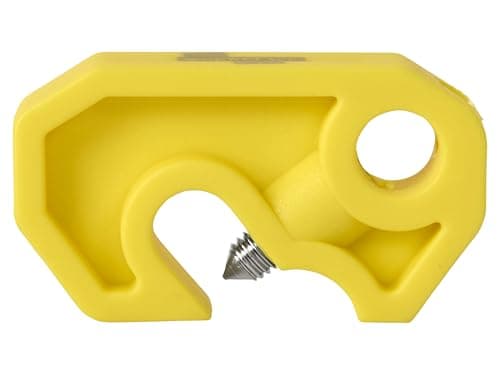 Image of The Workplace Depot MCB Universal Lockout – Reinforced Nylon PA, Safety Yellow, Screw-Lock & Padlock Ready, Fits Single & Multi-Pole Breakers up to 7.9 mm, Ideal for Industrial & Office Maintenance