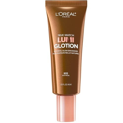Image of L'Oreal Paris Makeup True Match Lumi Glotion, Natural Shine Enhancer, Tanning Drops for Tanned Shine, 905 Rich