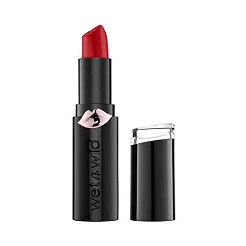Image of Wet n Wild, Megalast Lipstick, Long-lasting Matte Lipstick with Daily Moisture, Extra-smooth Formula with Microspheres, Natural Marine Plant Extracts, Coenzyme Q10 and Vitamins A & E, Stoplight Red
