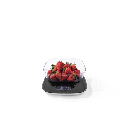 Image of Salter High-Capacity Scale with Bowl – 20kg / 44lb Electronic Kitchen Scale, 1.5L Dishwasher-Safe Bowl, Add & Weigh, Aquatronic, LCD Backlit Display, Precise Meal Prep & Baking
