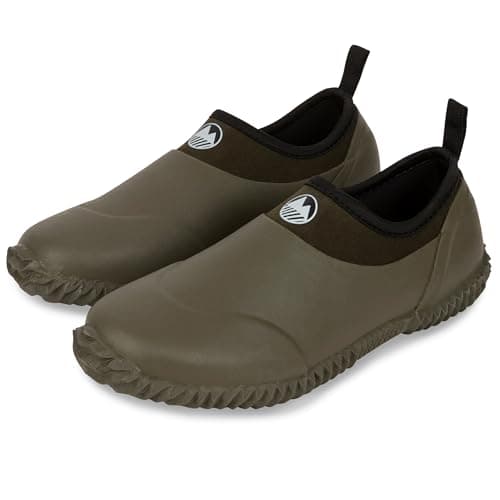 Image of Lakeland Active Men's Grasmere Multipurpose Slip On Garden Muck Shoes - Moss Green - 11 UK