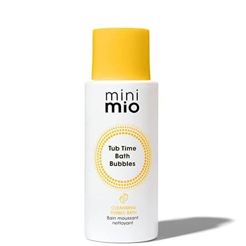 Image of Mama Mio Mini Mio Tub Time Bath Bubbles 200ml | Suitable for Newborns and Sensitive skin, Vegan, Cruelty-free, Dermatologically tested, Paediatrician approved