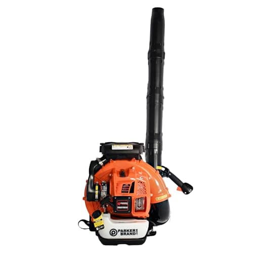 Image of 76cc Petrol Backpack Leaf Blower, Extremely Powerful - 848 CFM