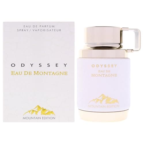 Image of Armaf Odyssey Eau de Montagne - Gourmand, Floral, Woody, Musky, Eau de Parfum Spray, Long-Lasting Fragrance for Unisex, 100 ml