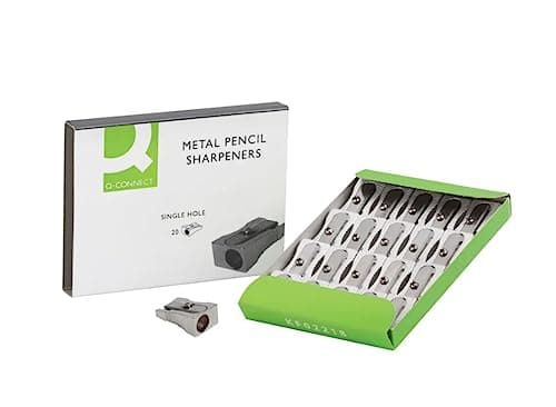 Image of Q-Connect Metal Pencil Sharpener (Pack of 20) KF02218