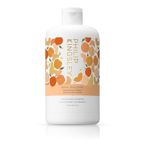 Image of Philip Kingsley | Peach and Honey Body Building Weightless Shampoo | Volumising Shampoo for Fine, Limp, Flat, Flyaway Hair | Hydrates, Thickens, Lifts and Adds Volume and Shine | 500ml