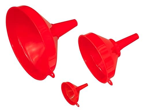 Image of Sealey F98 Funnel Set 3 Piece Fixed Spout