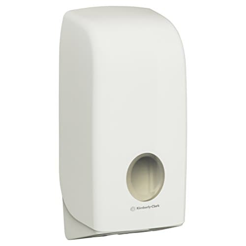 Image of Aquarius Folded Toilet Tissue Dispenser 6946 - 1 x White Single Sheet Toilet Paper Dispenser