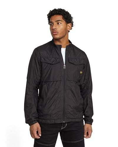 Image of G-Star Men's Rovic Overshirt, Black (dk black gd D26181-D907-B564), XXL
