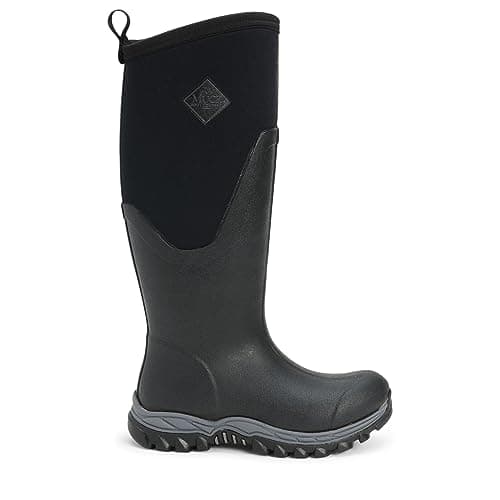 Image of Muck Boots Unisex Arctic Sport Fleece Lined Waterproof Pull on Boot, Black, 6