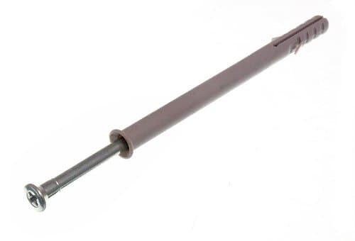 Image of ONESTOPDIY.COM 10 X Nylon Hammer In Frame Fixings Rawl Masonry Plug &Amp; Screw M10 X 140mm NEW