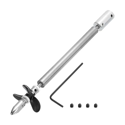 Image of sourcing map Drive Shaft W Propeller and Coupling Joint for RC Boat Coupler Assemble Kit, L150mm Shaft, L25mm Sleeve, D36mm Three Propeller, Fit for 6 mm Motor Shaft