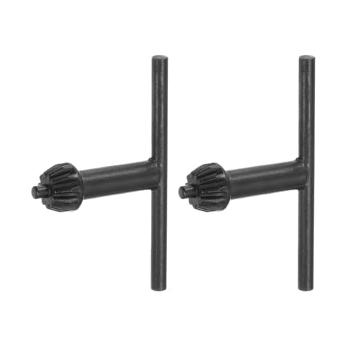 Image of sourcing map Chuck Key 3mm Key 11 Teeth for 0.3-4mm Drill Chuck Black 2pcs