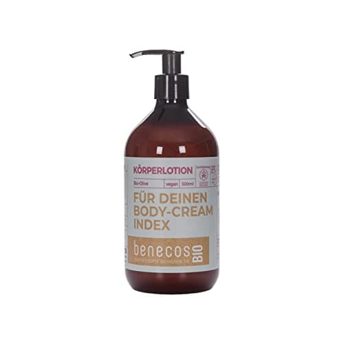 Image of benecos Organic Body Lotion Organic Olive for Your Body Cream Index Vegan Recycled Plastic