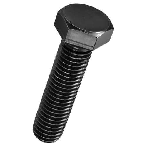 Image of Kozelo 5 Pcs Hex Head Screws Bolts - [M14-2x55] Carbon Steel Grade 10.9 Fully Threaded Hex Tap Metric Hexagon Head Machine Bolts Right Hand External Hex Drive, Black