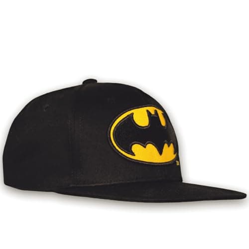 Image of Logoshirt®️ - DC Comics - Batman - Logo - Snapback Cap - Men & Women - Embroided Black