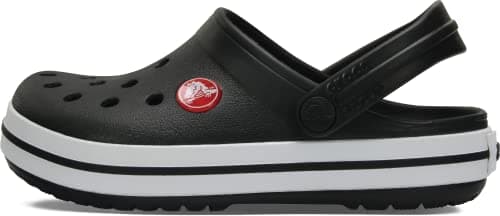 Image of Crocs Unisex Kid's Crocband K Clogs, Black, J3 UK