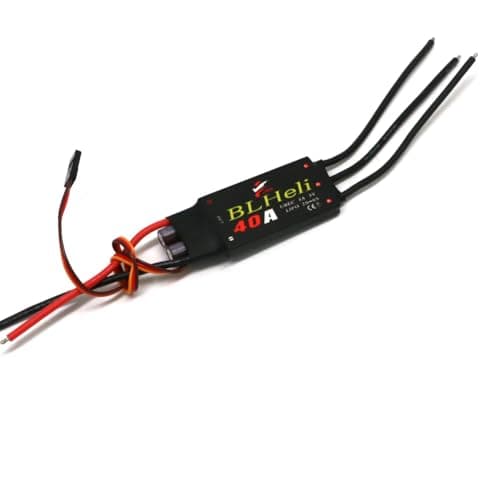 Image of Brushless ESC 12A 20A 30A 40A 50A 60A 80A with UBEC for Quadcopter Aircraft Model Fixed Wing Multi-axis DIY FPV RC Drone (HRLH250-UK-40A)