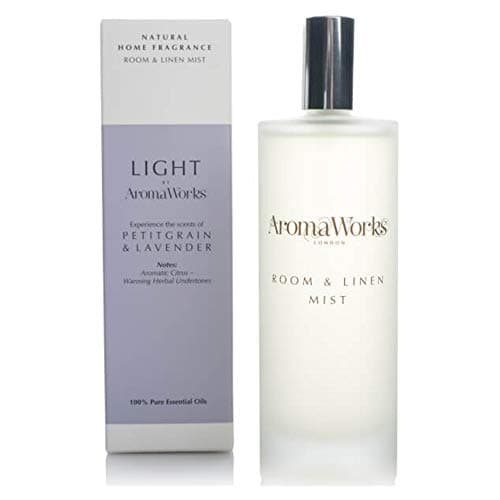 Image of Aromaworks Light Range Room Mist - Petitgrain & Lavender