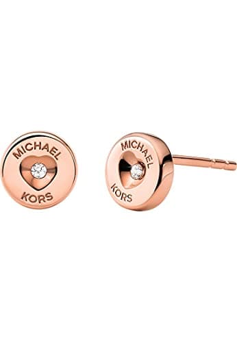 Image of Michael Kors - Premium Earrings Rose Gold Tone Sterling Silver with Crystal For Women MKC1486AN791