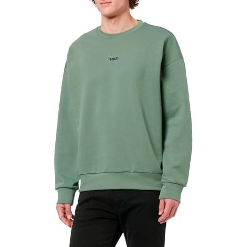 Image of BOSS Men's Stenson Sweatshirt, Open Green, L