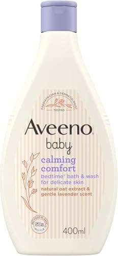 Image of Aveeno Baby Calming Comfort Bedtime Bath and Wash, 400ml (Pack of 1)
