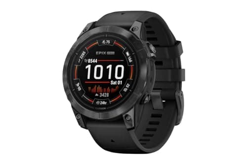 Image of Garmin epix PRO Gen 2, 51mm Premium GPS smartwatch, AMOLED touchscreen, multisport, advanced health & training features, built-in flashlight, adventure watch with up to 31 days battery life, Black