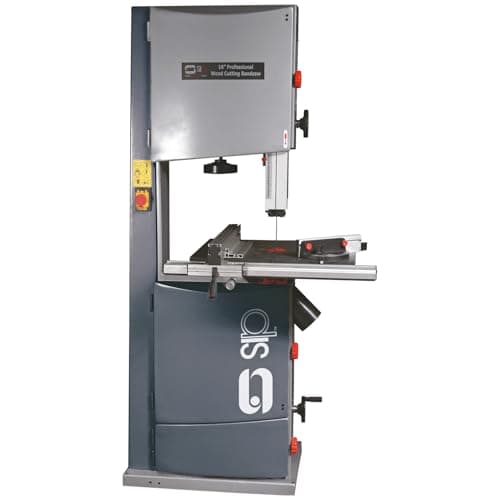 Image of SIP 16" Wood Bandsaw, Cast Steel Table with Tilt 230V 2200w 254mm Cutting Height