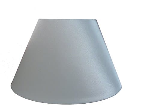 Image of 12" Empire Shiny Satin Pendant Ceiling Table Lamp Shade - White