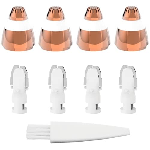 Image of Eyebrow Hair Remover Replacement Heads for Finishing Touch Flawless Facial Hair Remover,Painless Replacement Blades for Flawless Brows Hair Removal,with Cleaning Brush,As Seen On Tv(4 Count).