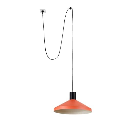 Image of Faro Kombo Terracotta Dome Pendant Lamp Ø400 with Plug 2700K