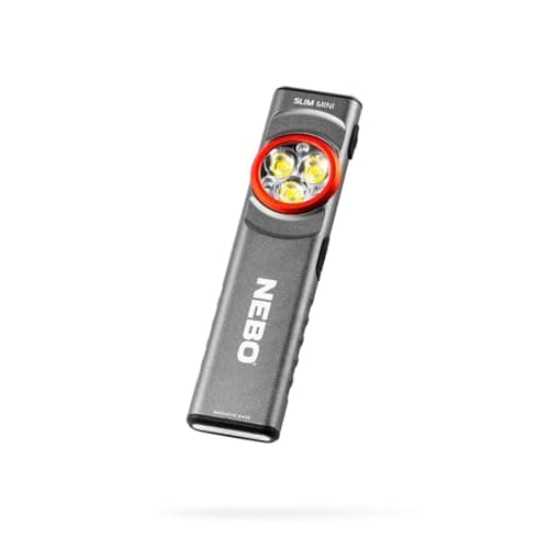 Image of NEBO Slim+ Mini USB C Rechargeable Torch - LED Portable Mini Flash Light With Ultra Slim Profile, Bright 250 Lumens Power & Up To 10 Hours Run Time, Waterproof Multi-Use Tool