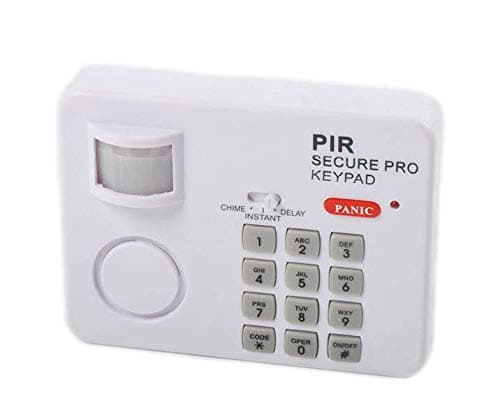 Image of K M Electronics® WIRELESS MOTION SENSOR PIR KEYPAD SECURITY ALARM GARAGE HOME SHED CARAVAN