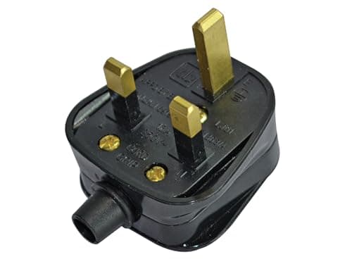 Image of Faithfull Power Plus FPPPLUG13R 13A 230V Plastic Plug - Black