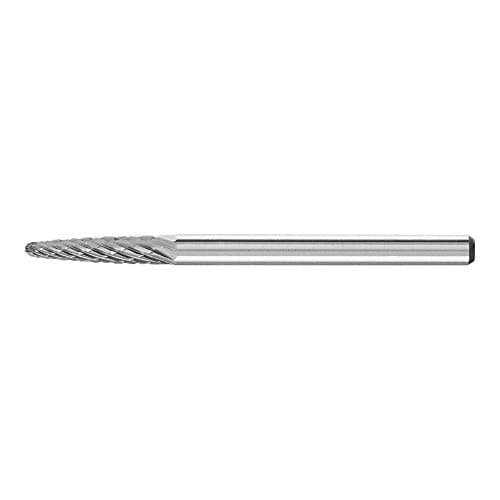 Image of PFERD HM milling bit, round arch shape RBF, teeth 3 PLUS, milling bit diameter 3 mm, shaft diameter 3 mm, length 43 mm, 21218133 - for universal applications on the most important industrial materials