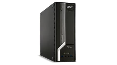 Image of acer Veriton X2631G SFF PC (Intel Core i5-4440 3.1 GHz, 4 GB RAM, 500 GB HDD, DVDRW, LAN, Integrated Graphics, Windows 7 Professional)