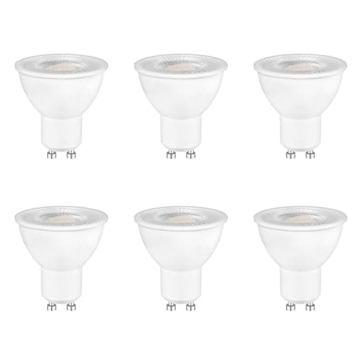 Image of 6 Pack GU10 LED Bulbs 5W Reflector Bulb, Warm White 2700K, Equivalent to 50W 35W Halogen Spotlight Bulb, 500LM, 120°Beam Angle, Energy Saving Bulbs, Non-dimmable, for Hallway, Ceiling Spotlight