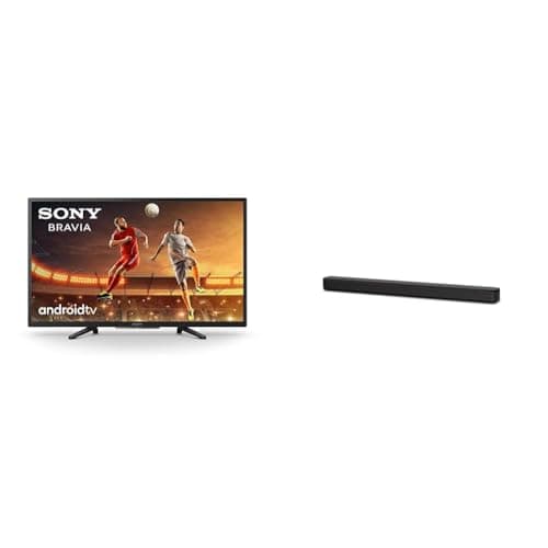 Image of SONY BRAVIA KD-32W800-32-inch - HD Ready (HD) - High Dynamic Range (HDR) - Android TV - (Black) & HT-SF150 2ch Single Soundbar with Bluetooth and S-Force Front Surround - Black