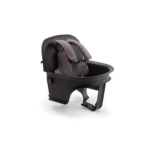 Image of Bugaboo Giraffe Baby Set for the Bugaboo Giraffe High Chair, for Babies 6-36 Months Old, with Seat and 5-Point Safety Harness, Adjustable with One Hand, Made from bio Based Plastics, Black