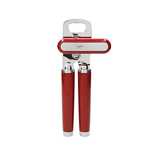Image of KitchenAid Tin Opener, Can and Bottle Opener, Stainless Steel, Empire Red