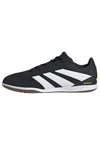 Image of adidas Unisex Predator Club Indoor Sala Football Boots, core Black/FTWR White/Lucid Lemon, 8 UK