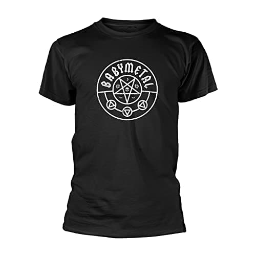 Image of Babymetal T Shirt Pentagram Band Logo Official Black L