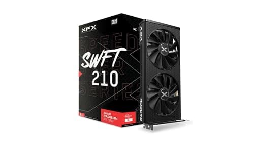 Image of XFX Speedster SWFT210 Radeon RX 7600 Graphics Card with 8GB GDDR6 HDMI 3xDP, AMD RDNA 3 RX-76PSWFTFA