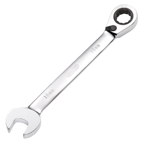 Image of Draper 52004 Hi-Torq Metric Reversible Ratcheting Combination Spanner, 16mm