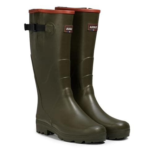 Image of Aigle Men's Chambord VAR Industrial Boot, Khaki, 6 UK