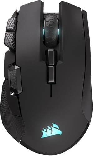 Image of Corsair IRONCLAW WIRELESS SE (2026) Gaming Mouse – 26,000 DPI, Ergonomic Design for Larger Hands, 10 Programmable Buttons, for MOBA, FPS, MMO – Black