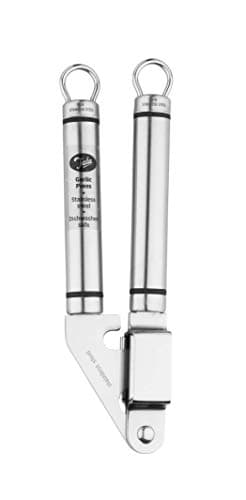 Image of Tala Stainless Steel Garlic Press, Essential Tool with Ultra Fine Mesh for Crushing Garlic and Ginger for Cooking, Easy to Clean, Dishwasher Safe