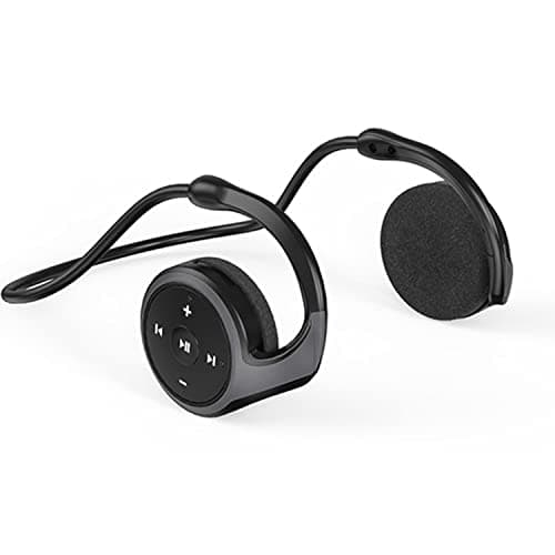 Image of XUJAIOLQP Behind The Head Headphones, Bluetooth 5.0 Neckband Around Head Headphones, Lightweight Foldable Wireless Sports Sweatproof Headset
